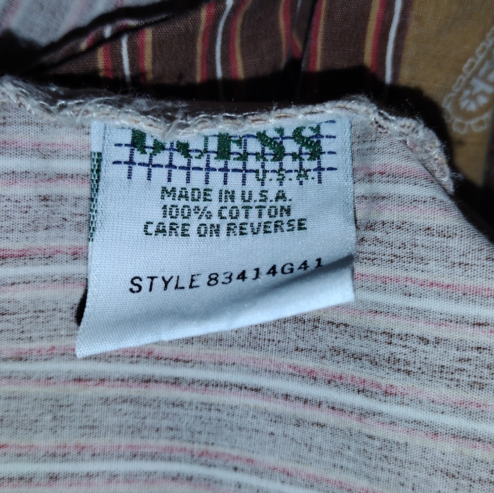 Guess Vintage Multiple Pattern Button Down Shirt … - image 7